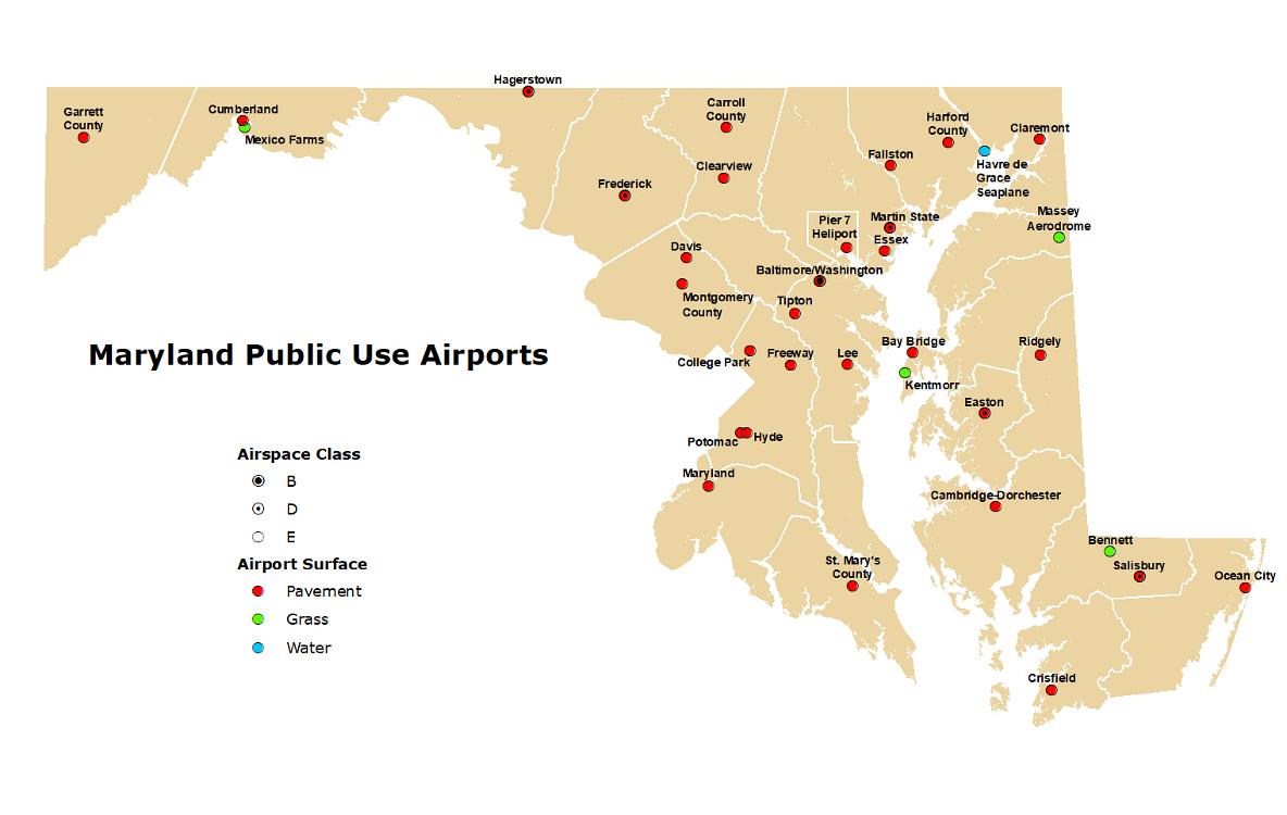 maryland airports