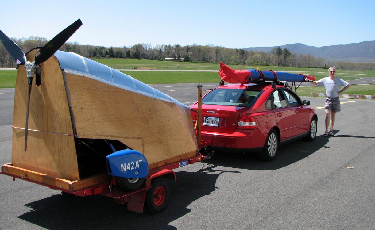 trike in trailer